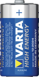 Varta 4914 2b Batterie Alkaline C LR14 1,5 V Hochenergie 10 Blister