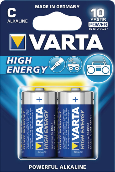 Varta 4914 2b Batterie Alkaline C LR14 1,5 V Hochenergie 10 Blister