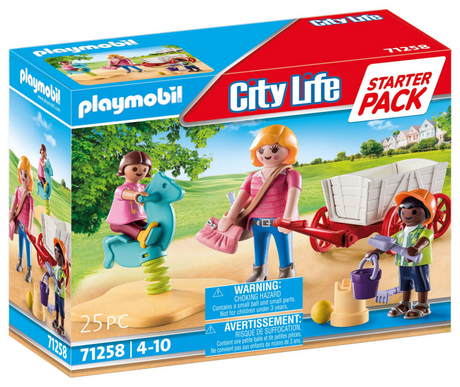 Playmobil Starterpaket Pädagoge mit Bollerwagen – 71258