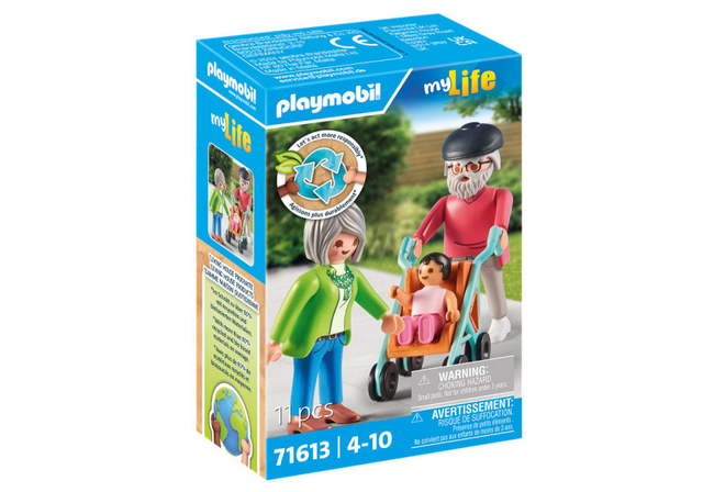 Playmobil My Life Großeltern mit Baby – 71613