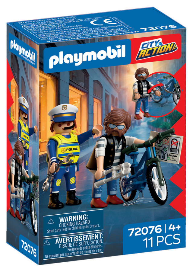 Playmobil 72076 Fahrraddiebstahl | 2 Stk