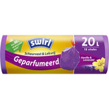 Swirl Pedal-Müllbeutel mit Kordelzug, parfümiert, 20 l, 12 Stück
