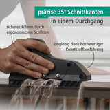 Wolfcraft Wolfcraft Spitze mit 3 Messern schwarz 4009000