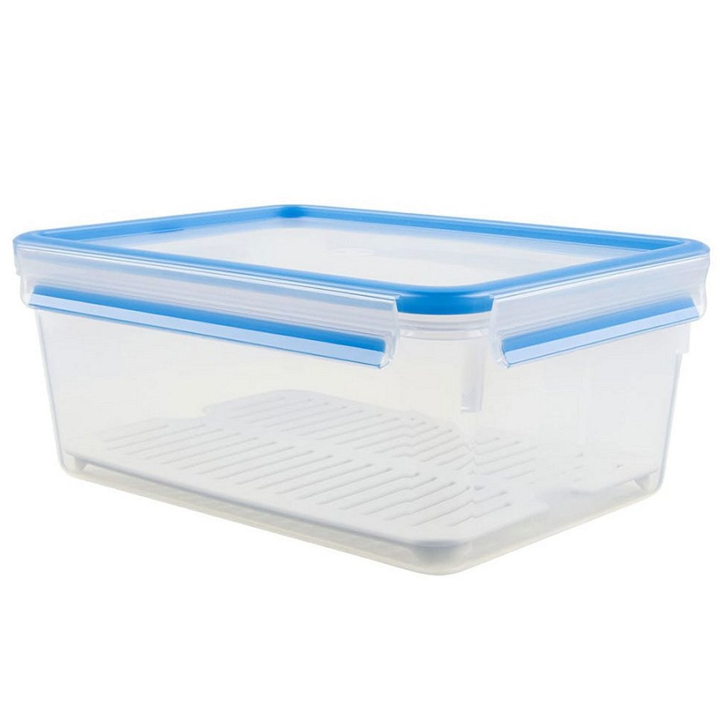 EMSA 512888 Clip Close Versholding Box + Abtauenraster 3.7l Blau