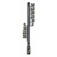 Tfa Dostmann Wandthermometer Kunststoff schwarz 27,5cm