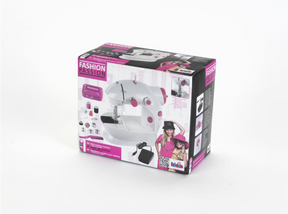 Klein Toys Fashion Passion Kindernähmaschine – inkl. alle Vorräte - weiß rosa