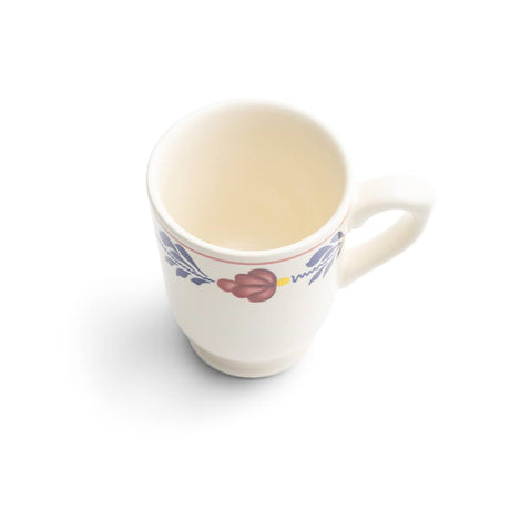 Boerenbont-Tasse auf Fuß, Mazagran, Schachtel mit 6 Stück, 330 ml, Steingut
