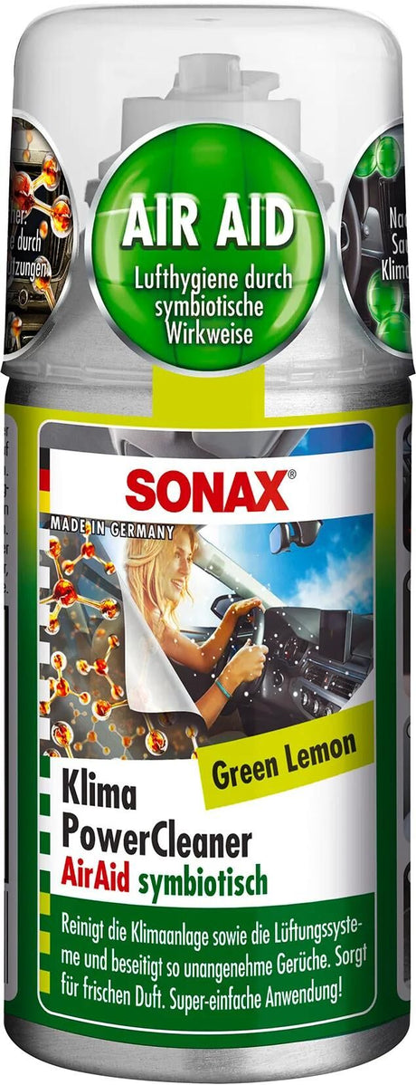 Sonax Klimaanlagenreiniger Klimakraftreiniger Airaid. AC-Reiniger, grüne Zitrone, 100 ml