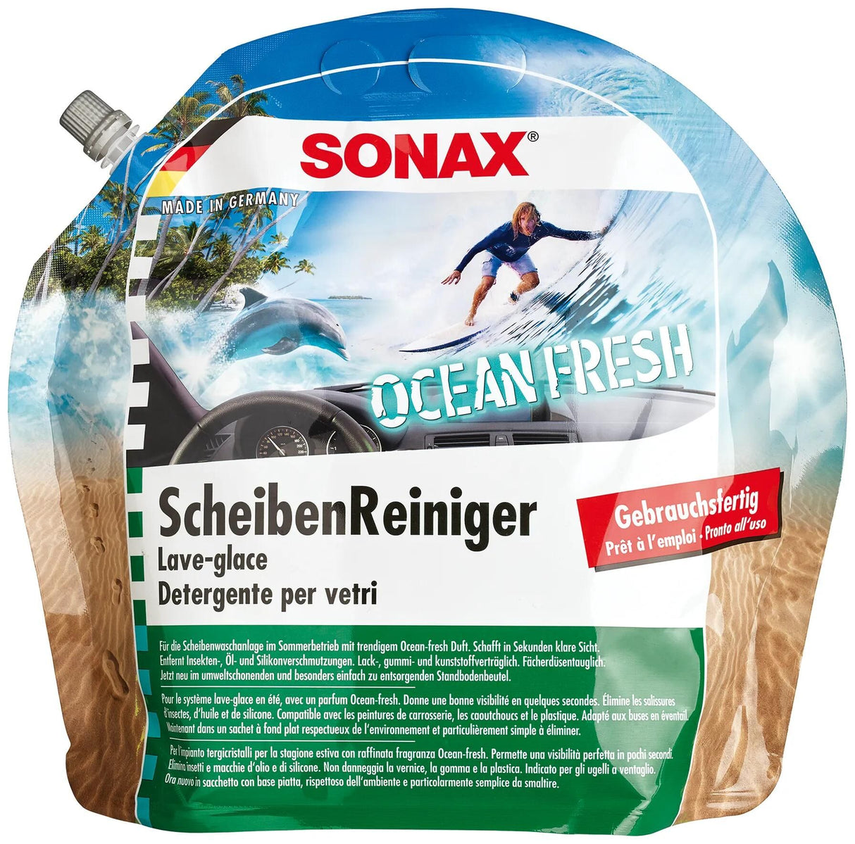 SONAX Fensterreiniger Fensterreiniger 3 l ozeanfrisch