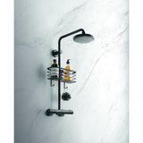 Metaltex Duschregal 29x11x15 cm aus schwarzem Metall