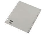 Ahrend ofc-tab1 Tabs A4 A - Z grau Set mit 20 Stück