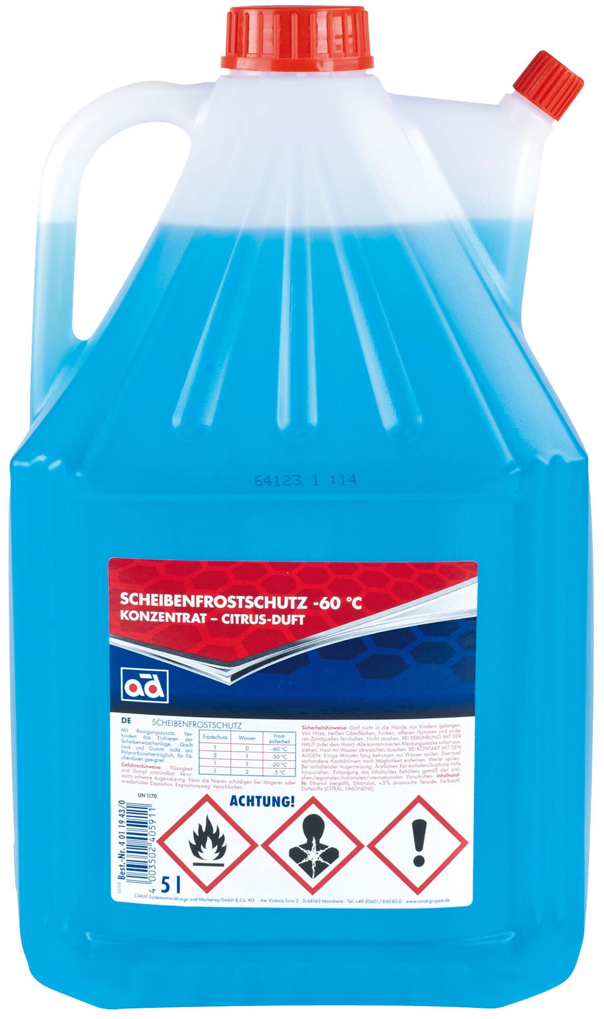 Werbefenster-Frostschutzmittel