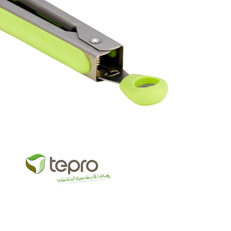 Tepro 8344 Grillzange Edelstahl grün