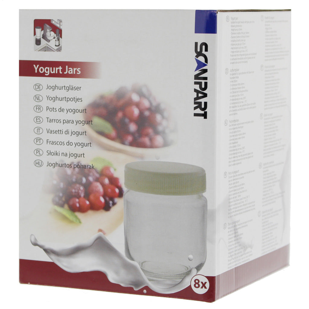 ScanPart ScanPart Yoghurtpotjes 150 ml 8 stykker