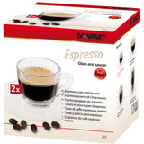 Scanpart espressohoved og tallerken 7CL 2 stykker