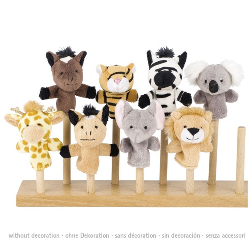 Goki Fingerpuppe Wildtiere, 8er Set