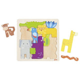Goki Holzpuzzle Safari, 11tlg.
