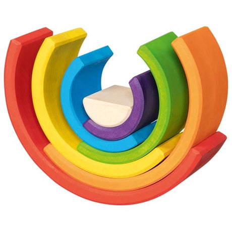 Goki -Holzbausteine ​​Regenbogen, 5dlg.