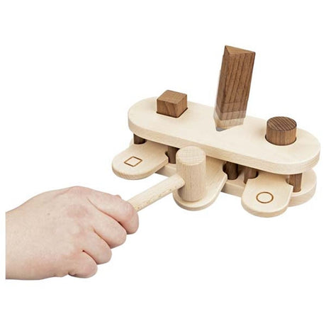 Goki hammer bench, goki nature. 21x12x7 cm.