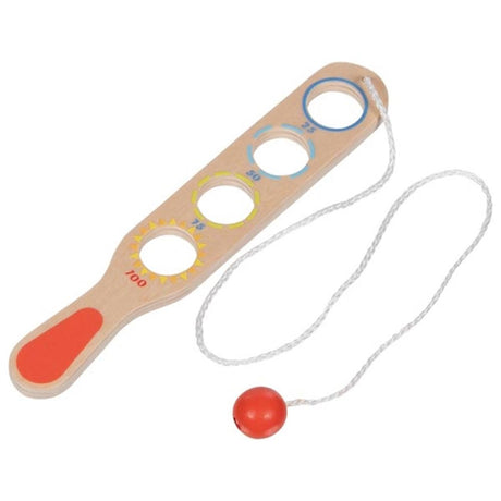 Goki Fangspiel - Ball fangen - 19,5cm - Holz - 5 Jahre