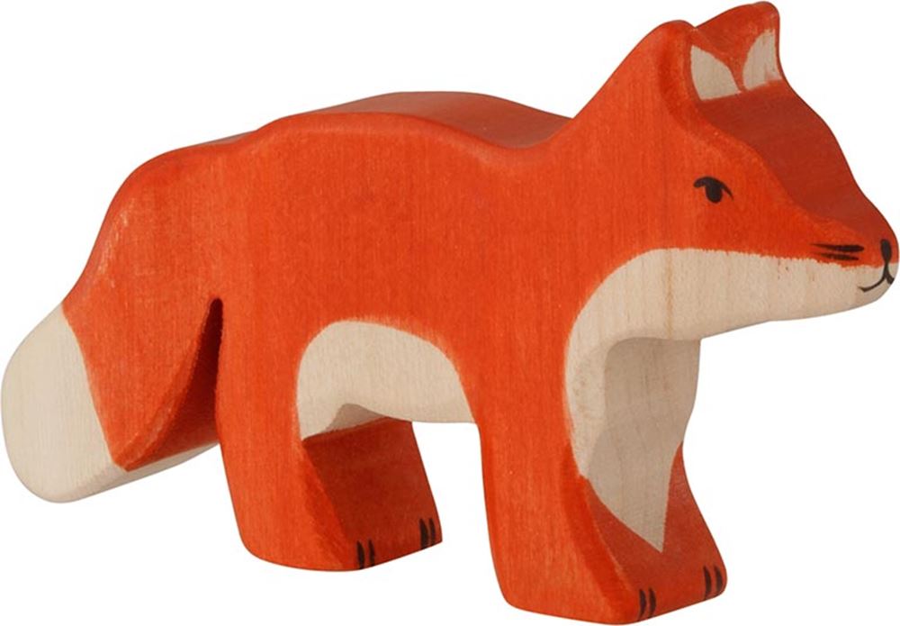 Holztigerfuchs, klein. 11 cm.
