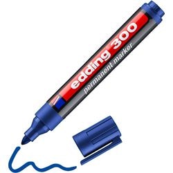 Edding 300 Marker, Strichstärke 1,5-3 mm, blau, 1 Stück