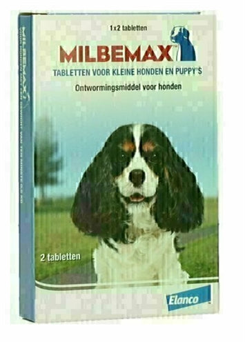 Milbemax tablett orme valp liten hund