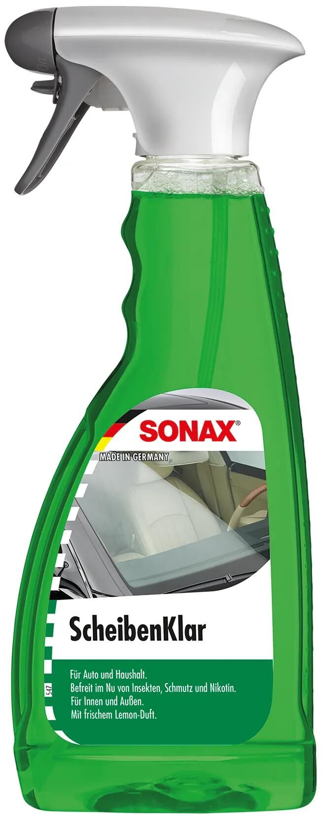 SONAX Fensterreiniger Scheibenklar klar Windschutzscheibe 500 ml m.Sprüher