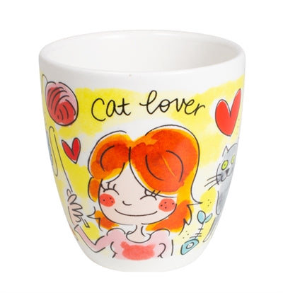 Blond Amsterdam cup of cat lover