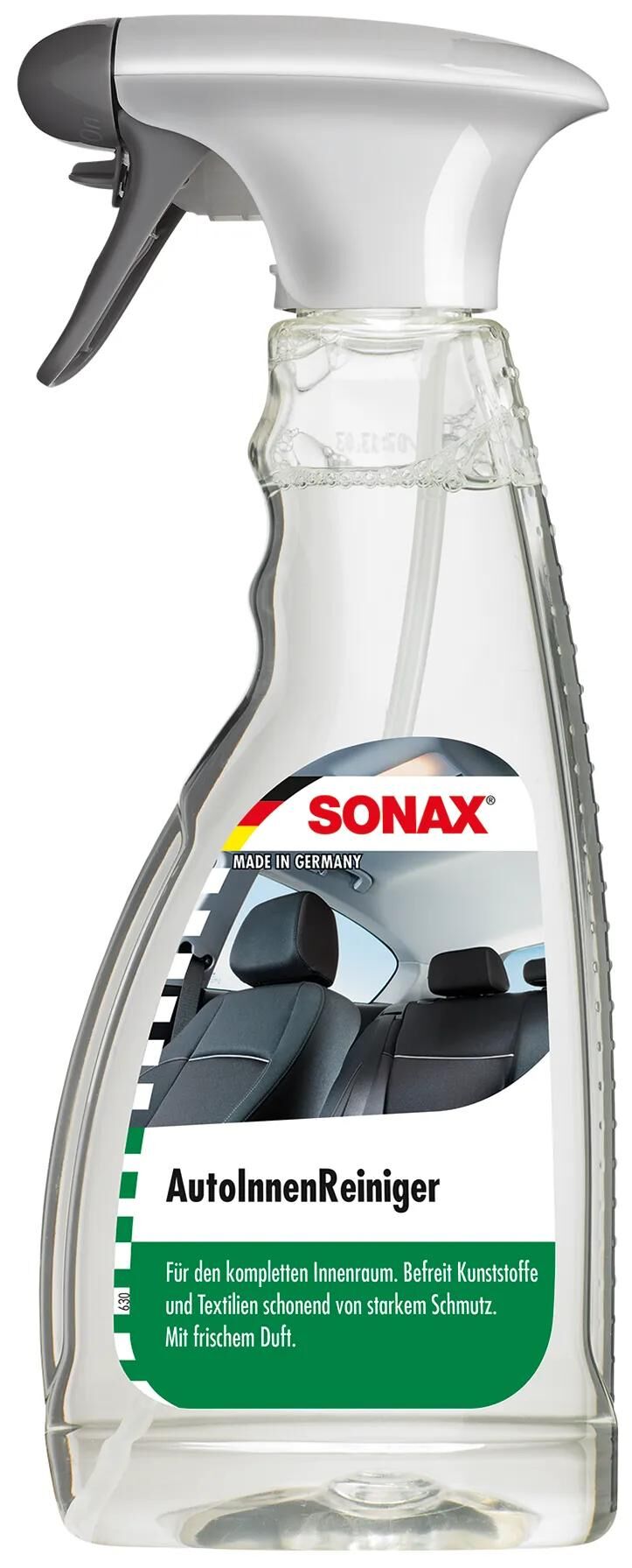 SONAX Innenreiniger Autoinnenreiniger Innenreiniger 500 ml Sprühflasche