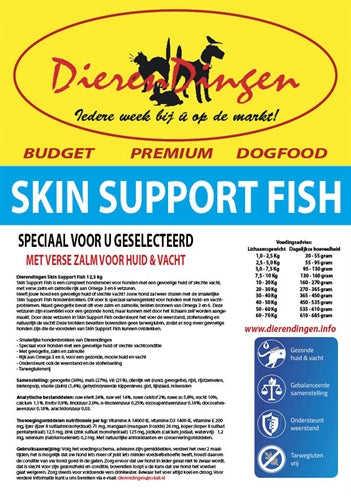 Budgetpremium dogfood hud stödfisk