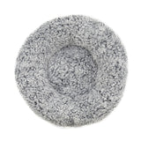 Rosewood Hundebett, silberfarben, flauschig, grau