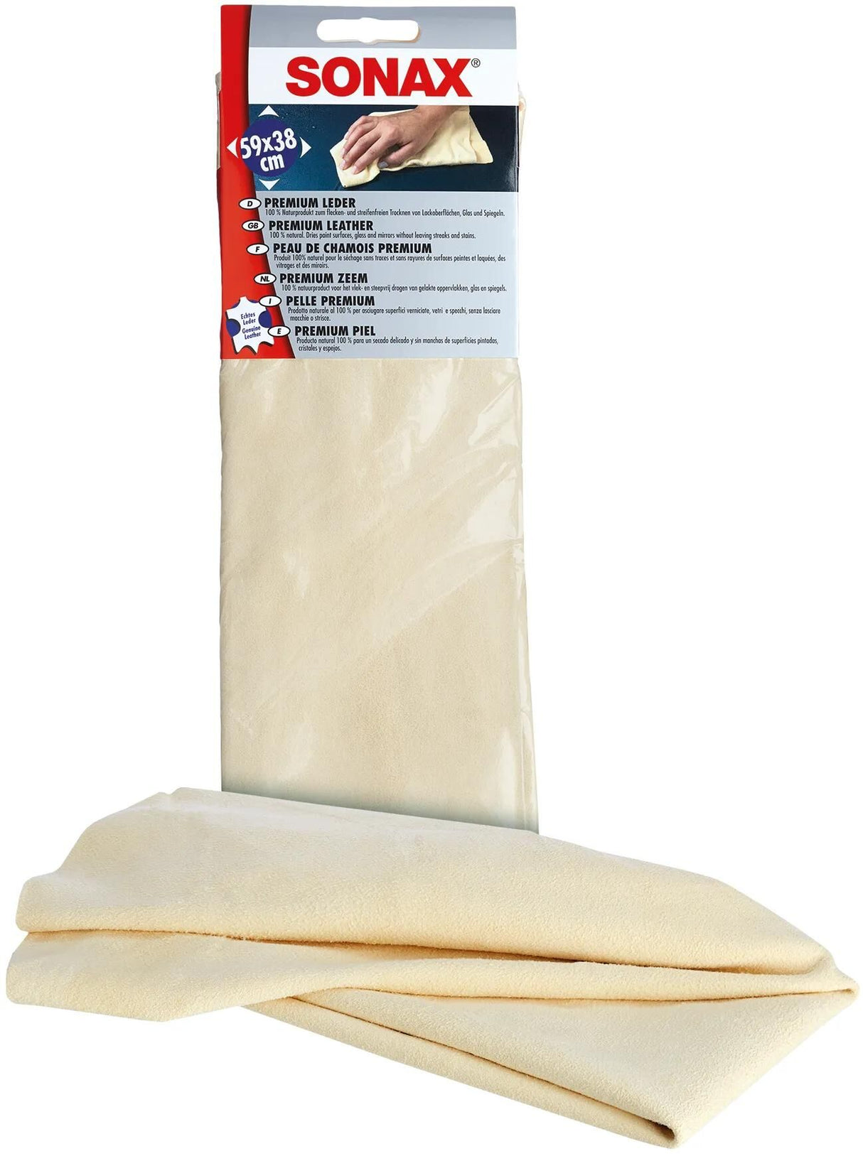 Sonax Ledertuch Premiumleder Fensterleder