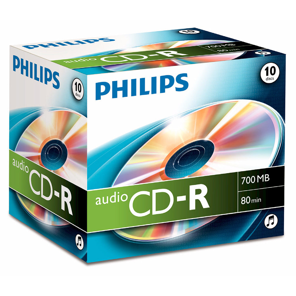 Philips CR7A0NJ10 CD Recordable 700MB 10 pieces