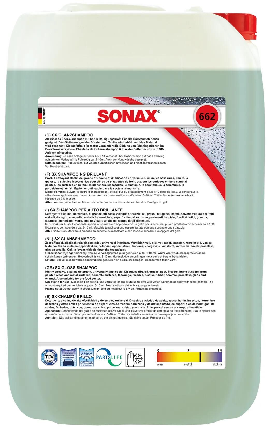 Sonax Autoshampoo Glanzshampoo SX Glanzshampoo 25 ltr.