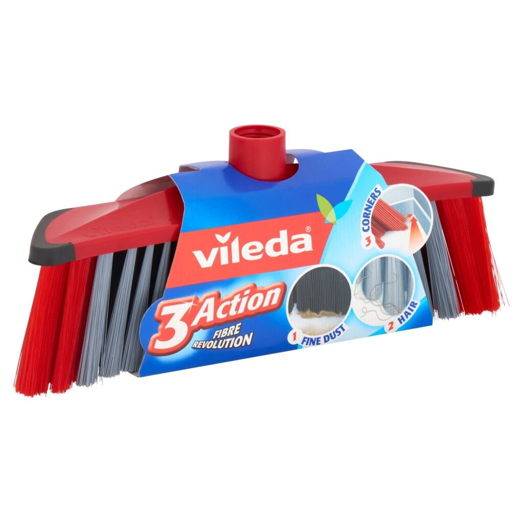 Vileda Vileda 3Action Broom wewnątrz Red Grey