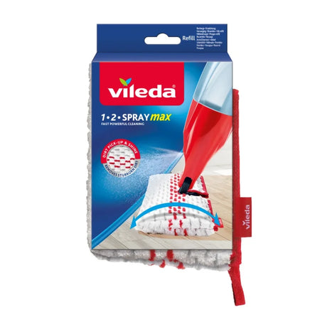 Vileda 1.2.spray max Ersatz – 1 pro Packung – Mikrofaserpad für 12 Spray max System
