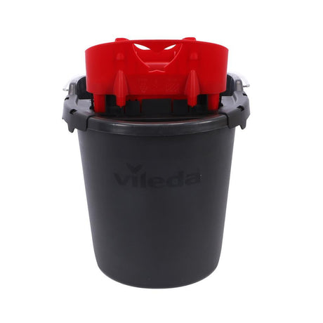 Vileda Ultramax Eimer mit Presse schwarz rot