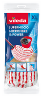 Vileda Supermocio Mikrofaser-Power-Ersatz – 1 pro Packung – passend für alle Fransenwischsysteme