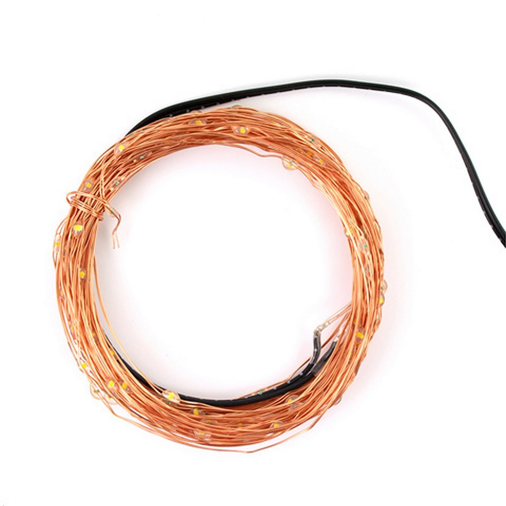 Westcott AC-CL10001 Clauss LED-Lichterkette, 100 LEDs, 10 m, warmweiß