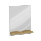 FMD -Wandspiegel mit Regal 54,5 x 13,5 x 67,5 cm Artisan Eiche