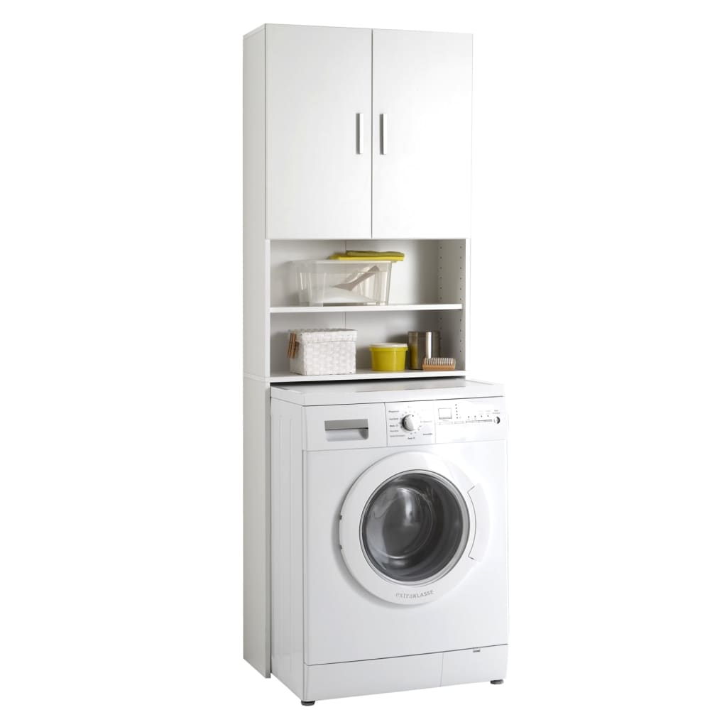 FMD FMD Washing Machine Cuard avec espace de stockage blanc