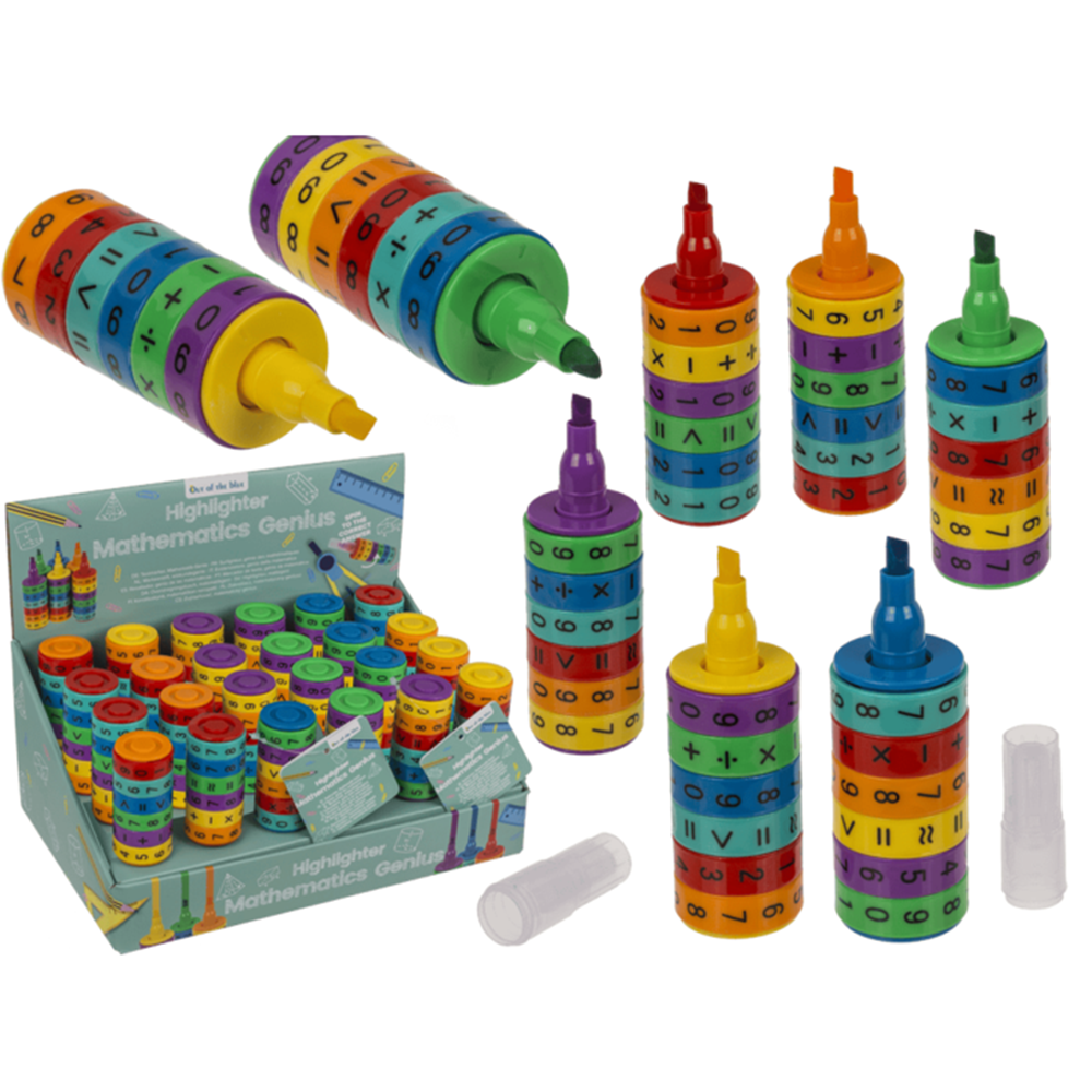 DSP-Textmarker, Mathe-Genie. 10,5x3