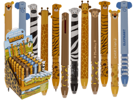 DSP bicolor löschbarer Stift, 6 sort