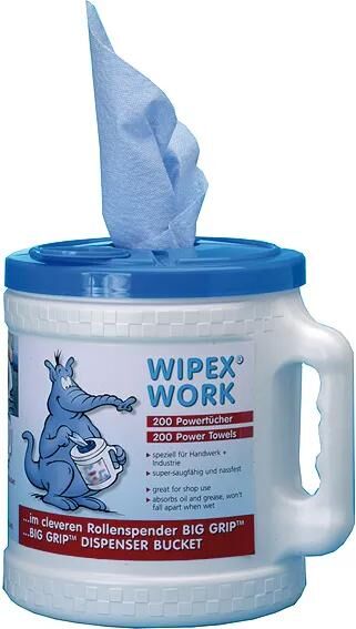 Nordvlies Reinigungspapier Wipex-Work M Big Grip Spendereimer Wipex Work