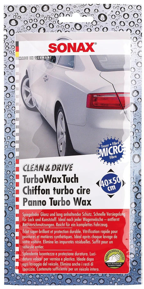 Sonax Lackkonservierung Clean Drive Turbowax Clean Drive Tuch