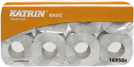 Nordvlies Toilettenpapier Katrin Basic Toilette 250 Toilettenpapier 2-lagig 64 Rollen