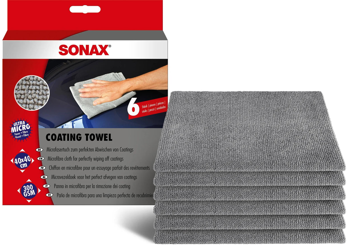 SONAX Mikrofasertuch Beschichtungstuch Mikrofasertuch