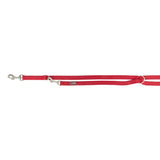 Trixie Hundeleine Premium verstellbar zweilagig rot