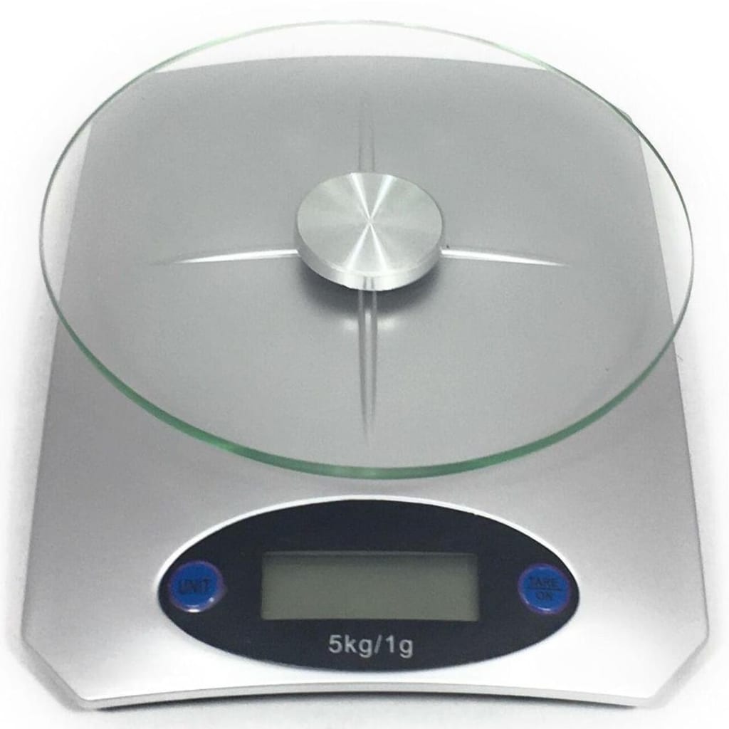 Hi hi kitchen scale digital silver colored